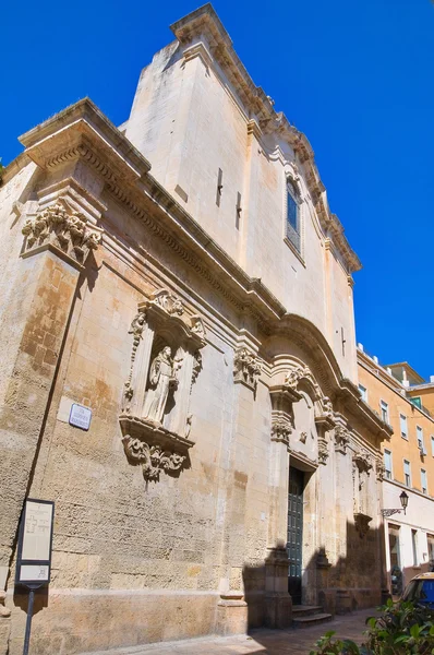 Templom Szent giuseppe. Lecce. Puglia. Olaszország. — Stock Fotó