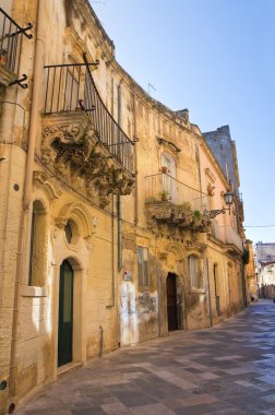 carrozzo Sarayı. Lecce. Puglia. İtalya.