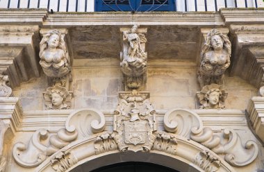 marrese Sarayı. Lecce. Puglia. İtalya.