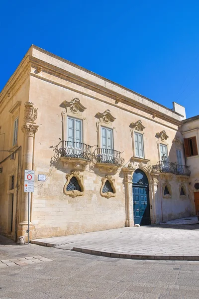 Pałac Tresca. Lecce. Puglia. Włochy. — Zdjęcie stockowe