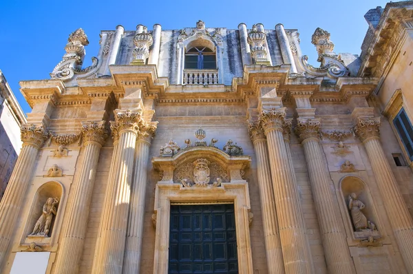 Kerk van st. teresa. Lecce. Puglia. Italië. — Stockfoto