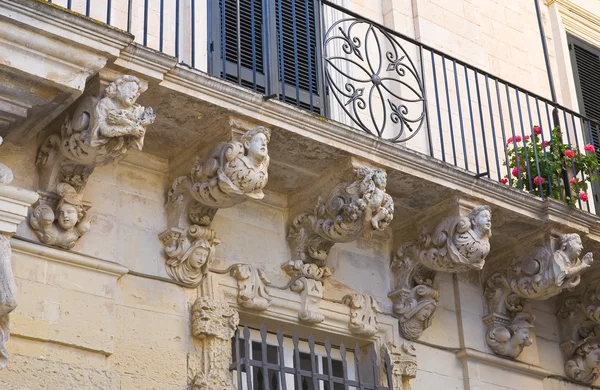 Le palais Marrese. Lecce. Pouilles. Italie . — Photo