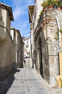 alleyway. Tursi. Basilicata. İtalya.