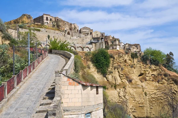 Panoramautsikt över tursi. Basilicata. Italien. — Stockfoto