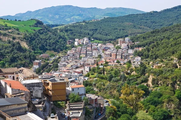 トゥルジのパノラマ風景。バジリカータ州。イタリア. — ストック写真