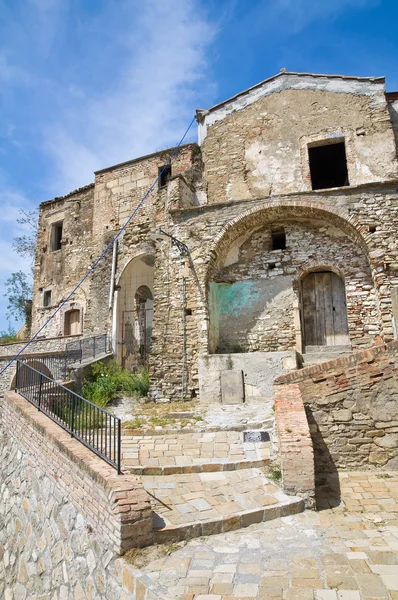 Uličky. Tursi. Basilicata. Itálie. — Stock fotografie