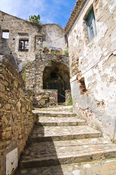 Uličky. Tursi. Basilicata. Itálie. — Stock fotografie