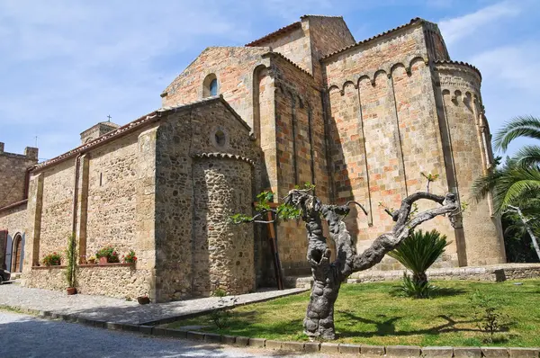 성 마리아의 성소 ' anglona. tursi입니다. 바실리카 타입니다. 이탈리아. — 스톡 사진