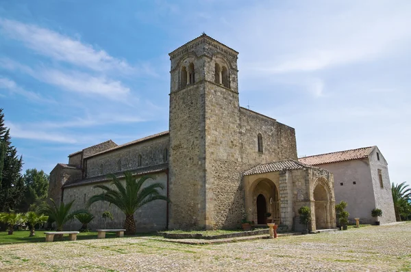 Santuário de Santa Maria d 'Anglona. Tursi. Basilicata. Itália . — Fotografia de Stock