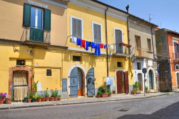 Para o beco. Melfi. Basilicata. Itália . — Fotografia de Stock