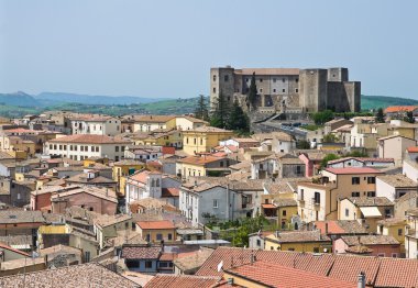 melfi panoramik manzaralı. Basilicata. İtalya.