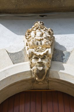 tarihi Saray. venosa. Basilicata. İtalya.