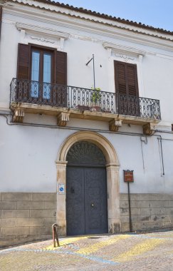 lospinoso-severini Sarayı. Melfi. Basilicata. İtalya.