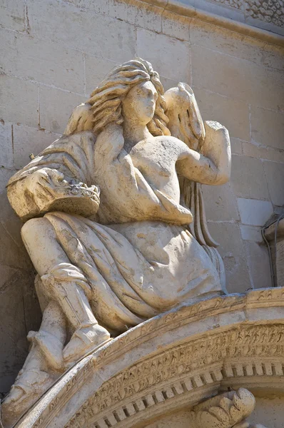 Kerk van st. angelo. Lecce. Puglia. Italië. — Stockfoto