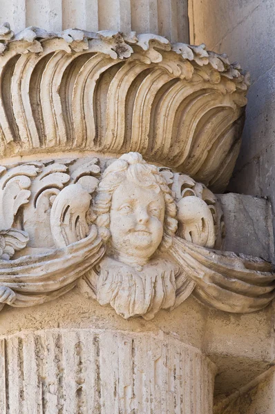 Kostel Duomo. Lecce. Puglia. Itálie. — Stock fotografie