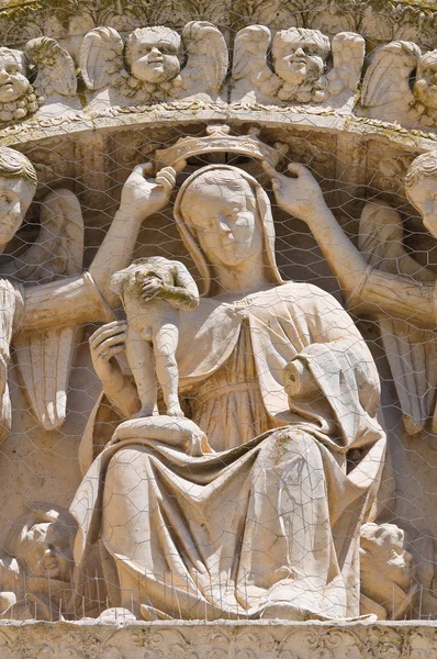 Kirche St. Maria degli angeli. Vorlesung. Apulien. Italien. — Stockfoto