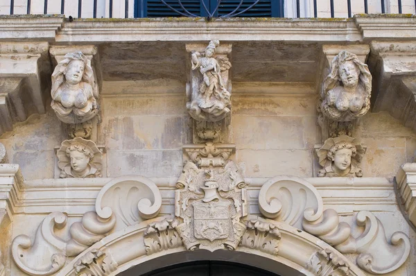 Marrese Palace. Lecce. Puglia. Italy. — Stock Photo, Image
