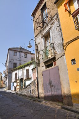 alleyway. Melfi. Basilicata. İtalya.