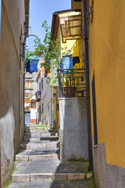 Steegje. Melfi. Basilicata. Italië. — Stockfoto