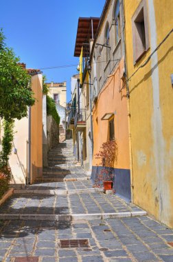 Vico gradelle. Melfi. Basilicata. İtalya.
