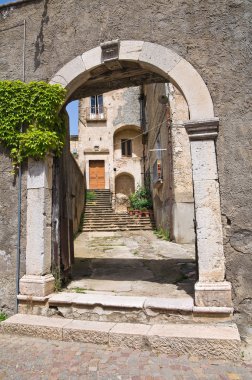 tarihi Saray. Melfi. Basilicata. İtalya.