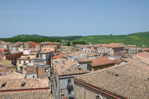 Panoramatický pohled na melfi. Basilicata. Itálie. — Stock fotografie