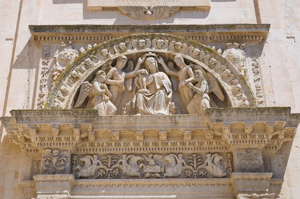 Kostel st. maria degli angeli. Lecce. Puglia. Itálie. — Stock fotografie