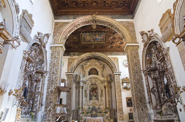 Kostel st. giovanni evangelista. Lecce. Puglia. Itálie. — Stock fotografie