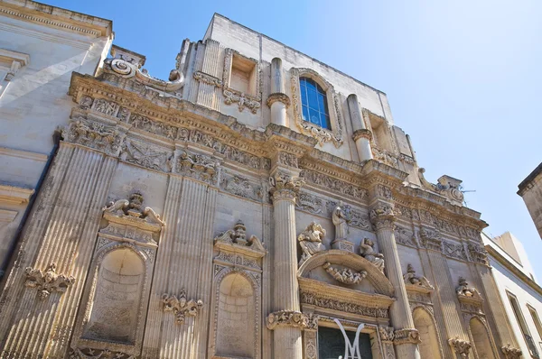 Iglesia de San Angelo. Lecce. Puglia. Italia . — Foto de Stock