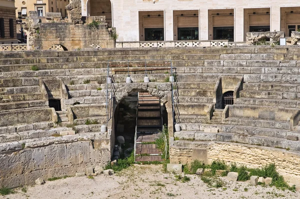 Amfiteatr. Lecce. Puglia. Włochy. — Zdjęcie stockowe