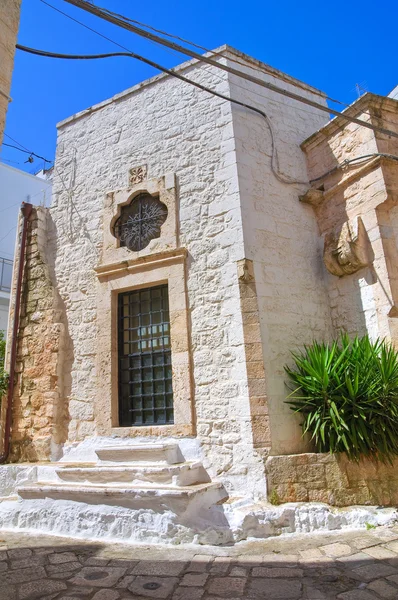 Kilise aziz Antonio azaltmak. Ceglie messapica. Puglia. İtalya. — Stok fotoğraf