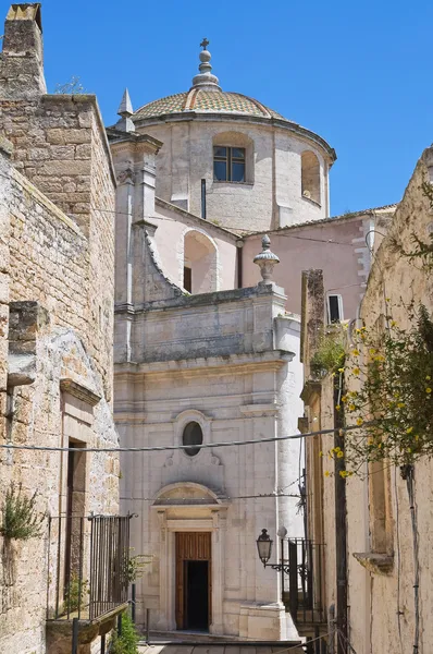 Fostrar kyrkan av antagandet. Ceglie messapica. Puglia. Italien. — Stockfoto