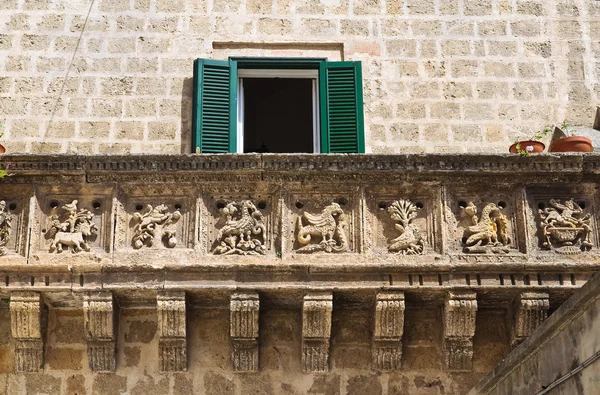 Αργεντινή παλάτι. Francavilla fontana. Puglia. Ιταλία. — Φωτογραφία Αρχείου