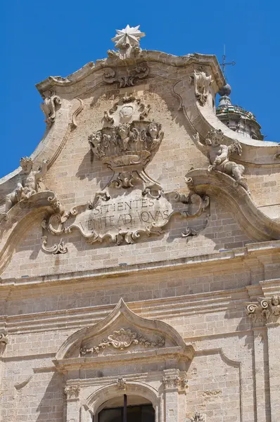 Basiliek van ss. rosario. francavilla fontana. Puglia. Italië. — Stok fotoğraf