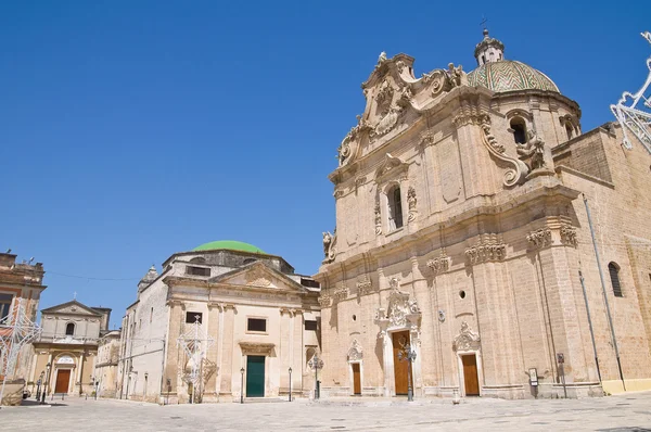 Basiliek van ss. rosario. francavilla fontana. Puglia. Italië. — Stockfoto