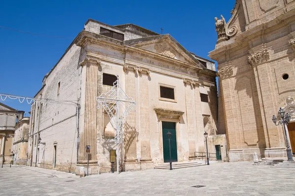 Igreja de St. Chiara. Francavilla Fontana. Puglia. Itália . — Fotografia de Stock