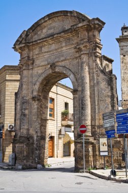 Porta cappuccini. Francavilla fontana. Puglia. İtalya.