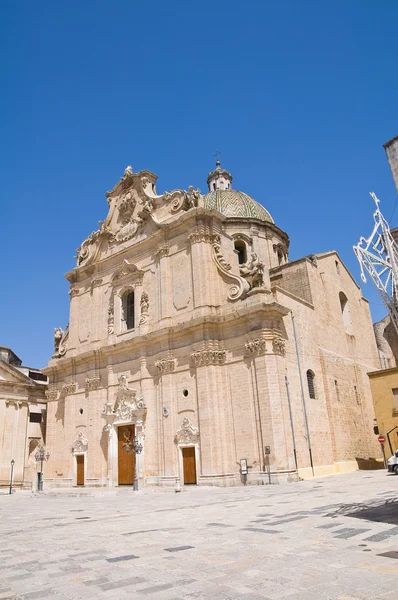 大教堂的不锈钢立式罗萨里奥。francavilla 丰塔纳。普利亚大区。意大利. — 图库照片