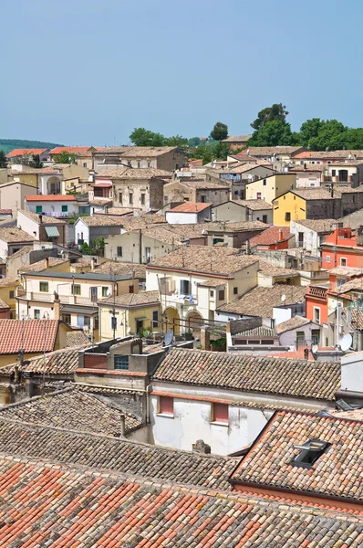 Panoramablick auf Melfi. Basilikata. Italien. — Stockfoto