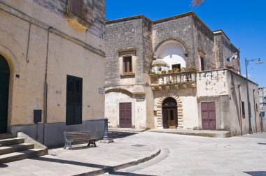 alleyway. Specchia. Puglia. İtalya.