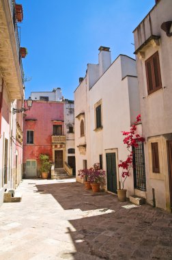 alleyway. Specchia. Puglia. İtalya.