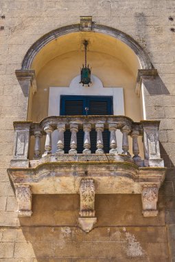 Ripa Sarayı. Specchia. Puglia. İtalya.