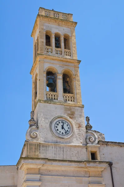 Klocktornet. Specchia. Puglia. Italien. — Stockfoto