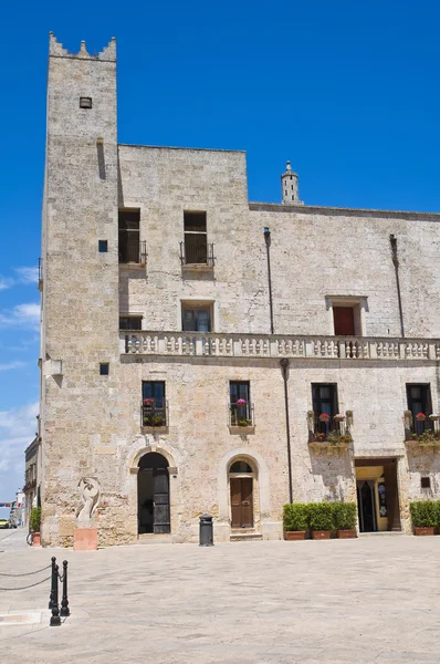 Palácio Risolo. Specchia. Puglia. Itália . — Fotografia de Stock