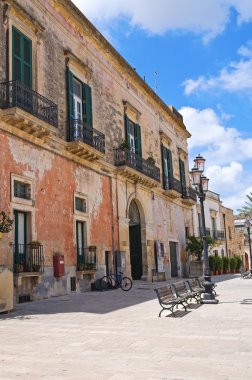 teotini Sarayı. Specchia. Puglia. İtalya.