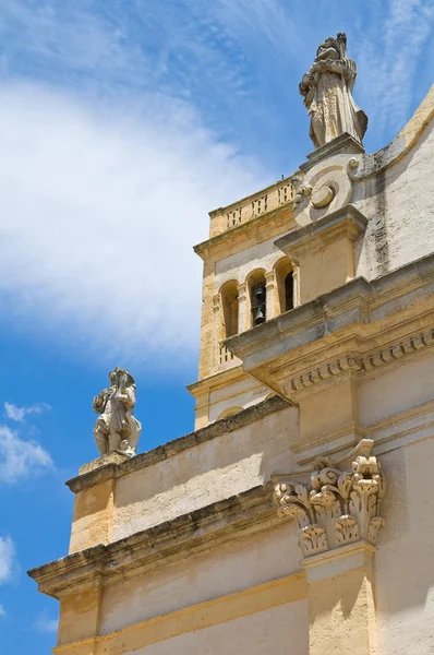 Madre igreja. Specchia. Puglia. Itália . — Fotografia de Stock