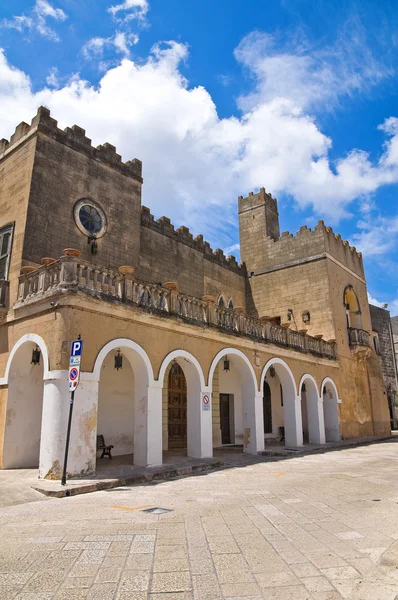 Palazzo Ripa. Specchia. Puglia. Italia . — Foto Stock