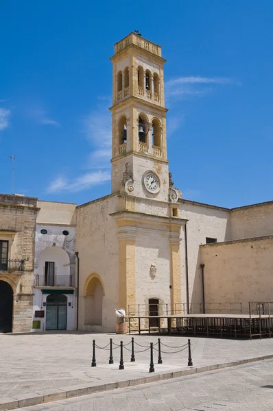 Torre dell'orologio. Specchia. Puglia. Italia . — Foto Stock