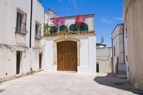 Alleyway. Specchia. Puglia. Italy. — Stock Photo, Image