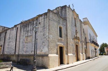 Kilise, antonio. Specchia. Puglia. İtalya.